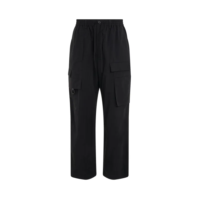 Crinkle Nylon Pants in Black sold by MARAIS