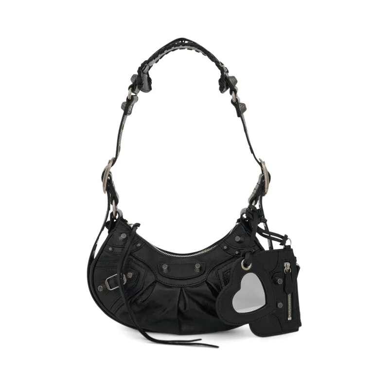 Le Cagole Shoulder Bag XS in Black sold by MARAIS