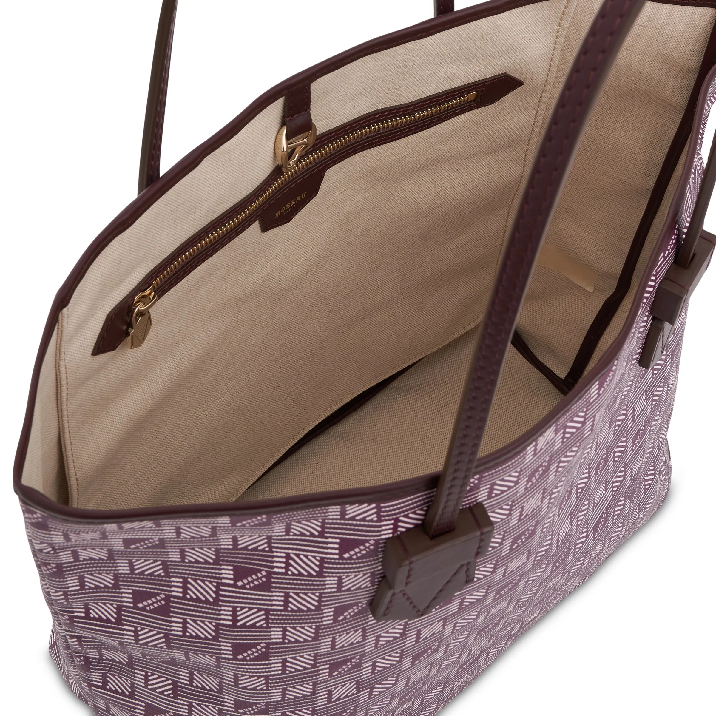 Saint Tropez Tote MM in Burgundy sold by MARAIS product image thumbnail 3