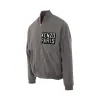 Elevated Flight Bomber Jacket in Middle Grey sold by MARAIS
