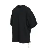 Tuck Oversized T-Shirt in Black sold by MARAIS