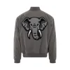 Elevated Flight Bomber Jacket in Middle Grey sold by MARAIS