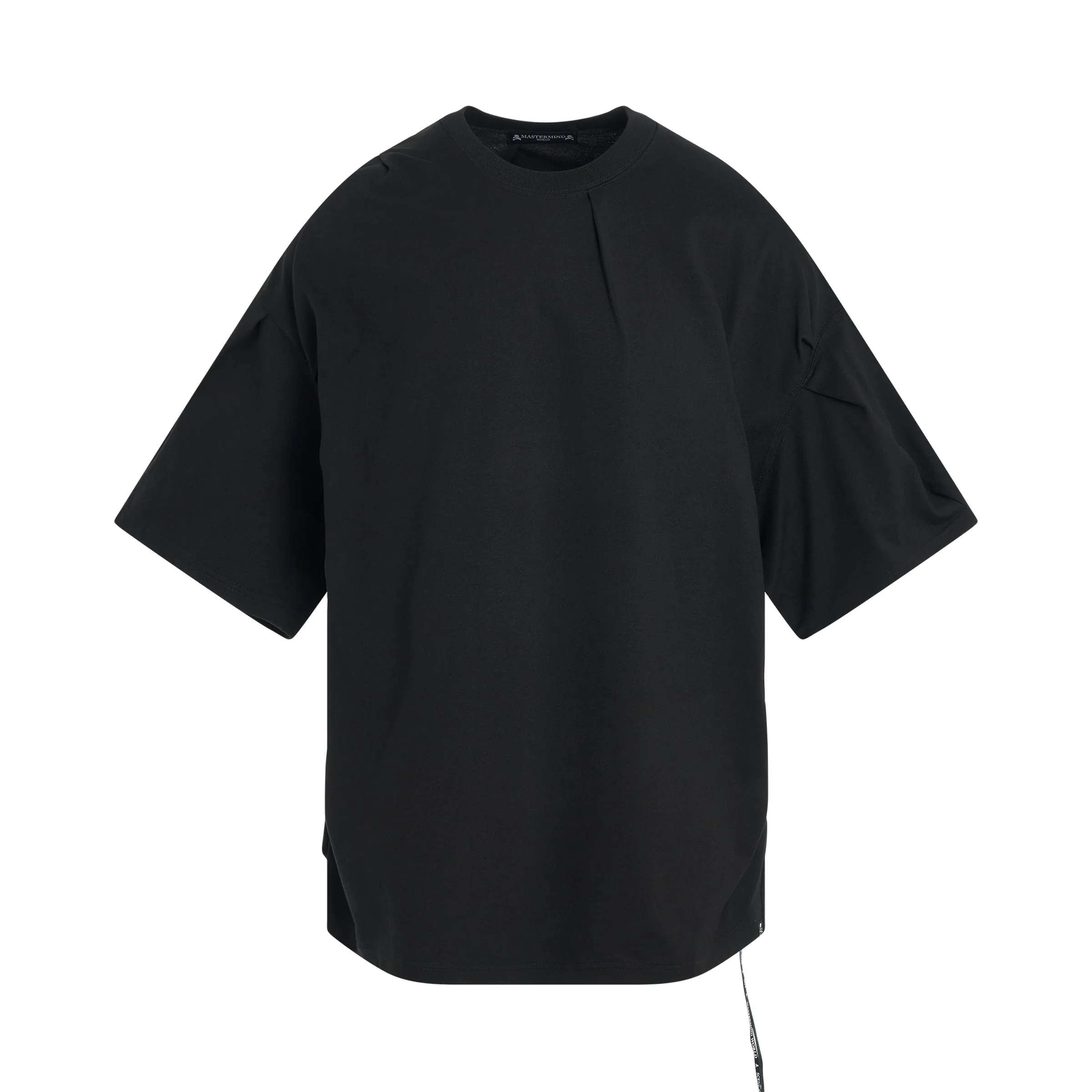 Tuck Oversized T-Shirt in Black sold by MARAIS