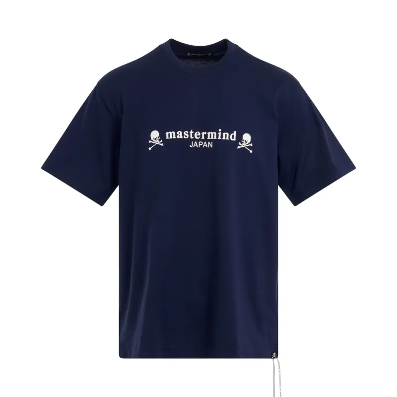 Classic Logo and Skull T-Shirt in Navy sold by MARAIS