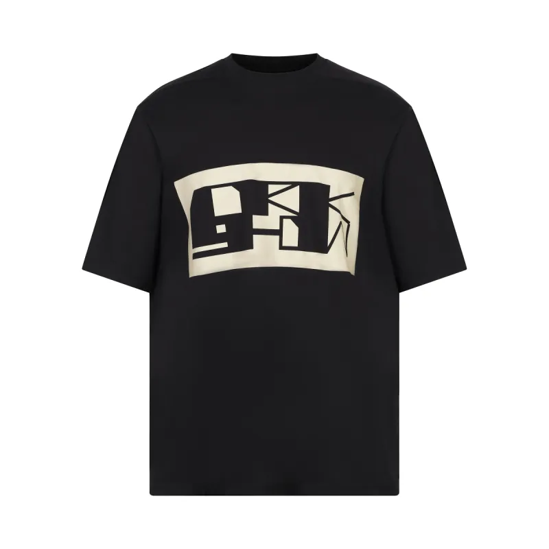 DRK Logo Jumbo Short Sleeve T-Shirt in Black/Pearl made by MARAIS