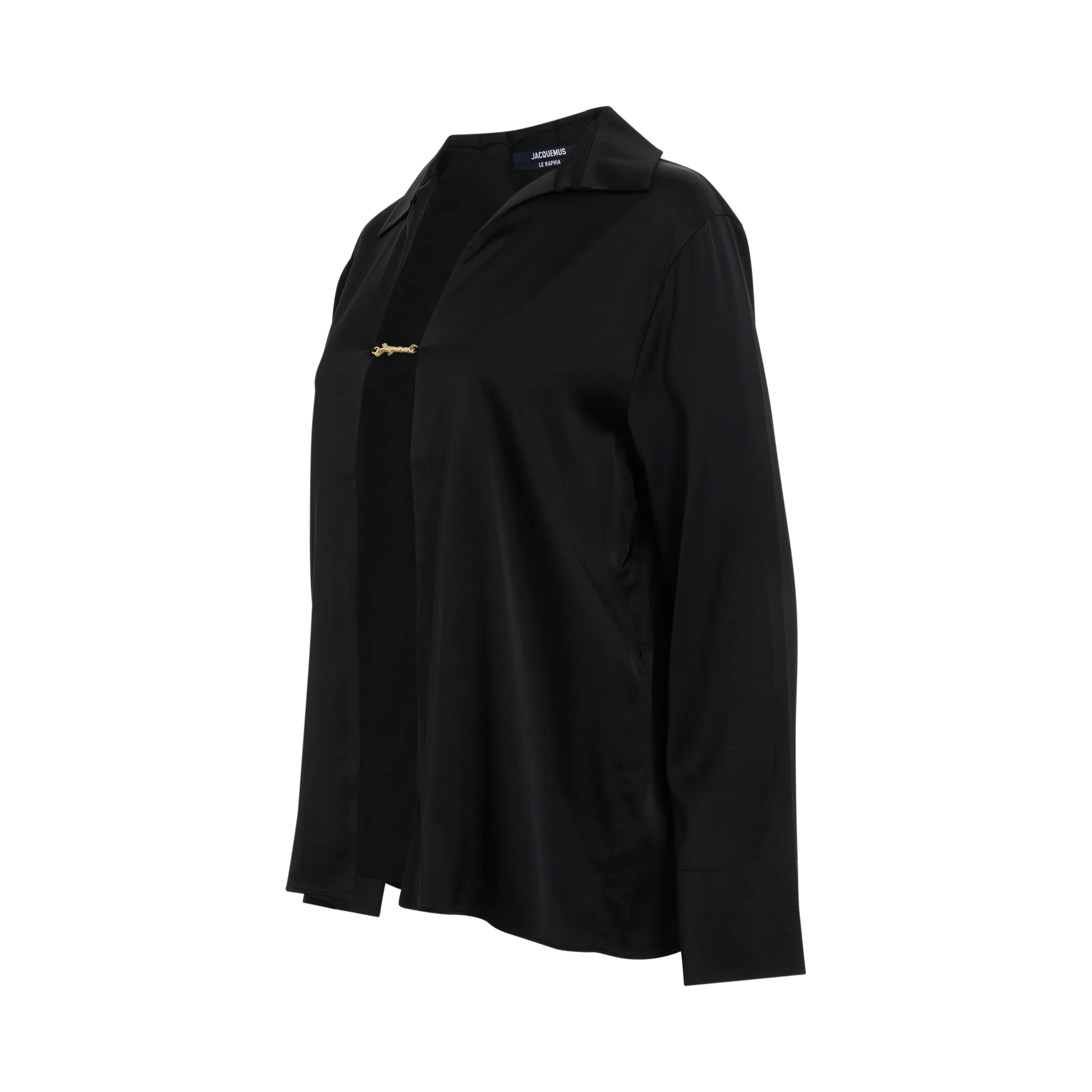 Notte Open Charm Shirt in Black sold by MARAIS product image thumbnail 2