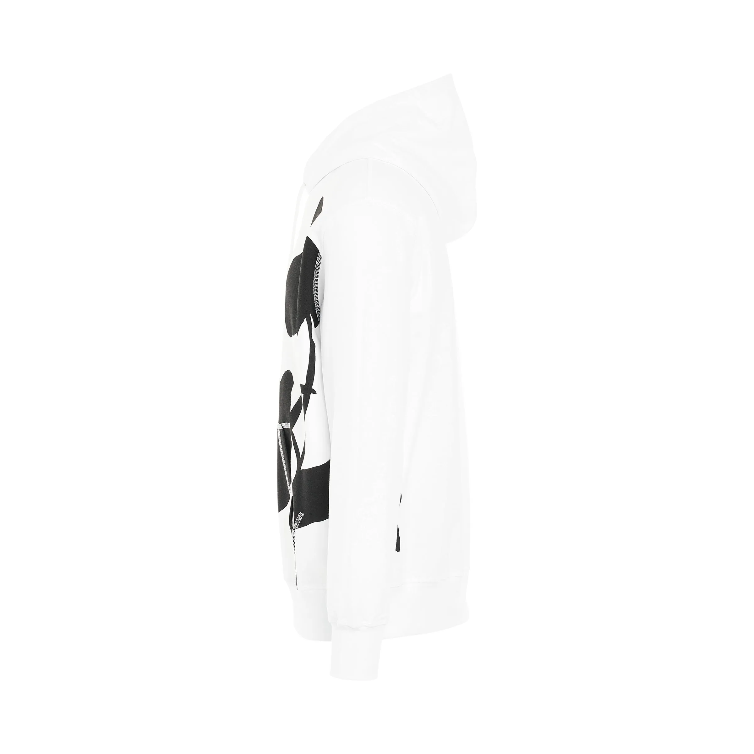 Orchid Print Hoodie in White sold by MARAIS product image thumbnail 3