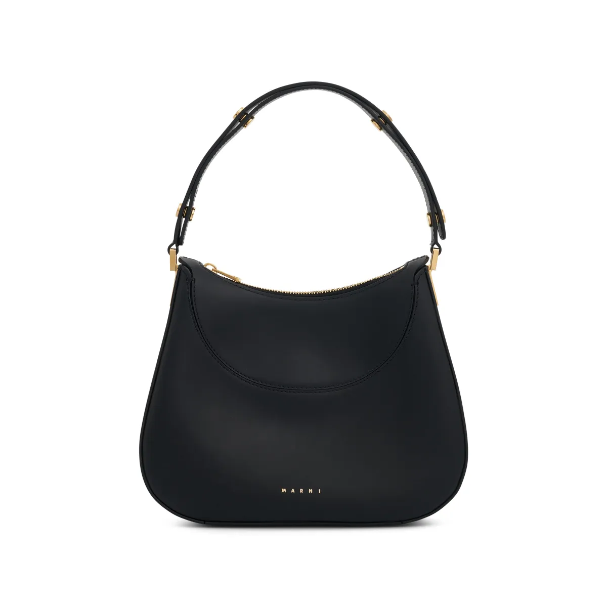 Milano Small Leather Bag in Black sold by MARAIS