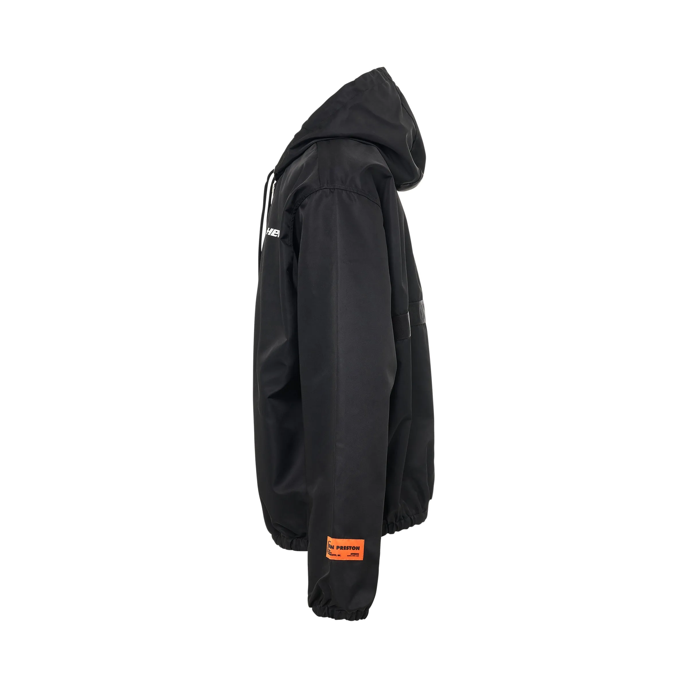 Ex-Ray Heron Nylon Windbreaker in Black/White sold by MARAIS product image thumbnail 3