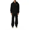 Represent Owners Club Zip Hoodie in Black sold by MARAIS