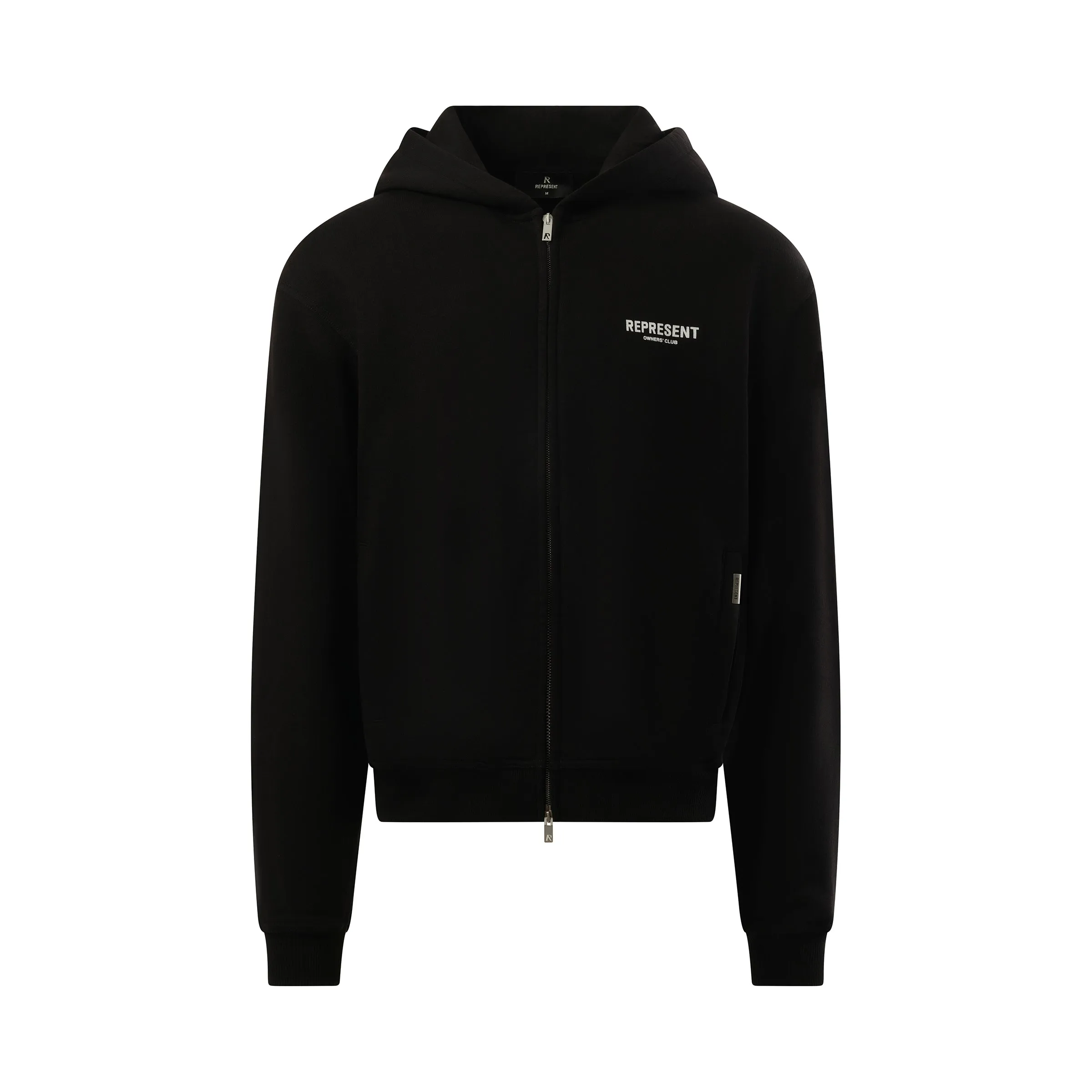 Represent Owners Club Zip Hoodie in Black sold by MARAIS product image thumbnail 2