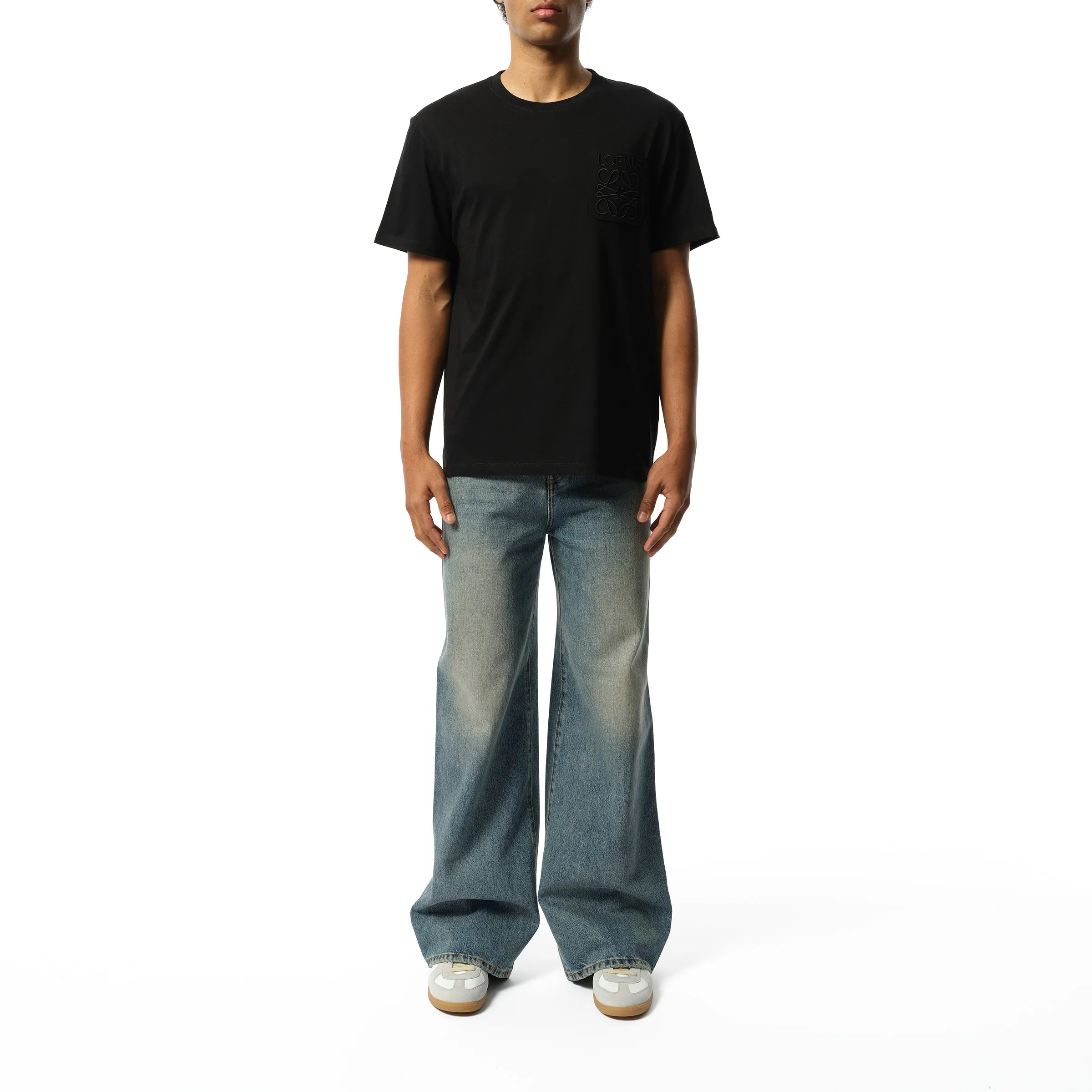 Relaxed Anagram T-Shirt in Black sold by MARAIS product image thumbnail 4