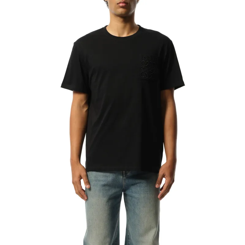 Relaxed Anagram T-Shirt in Black sold by MARAIS
