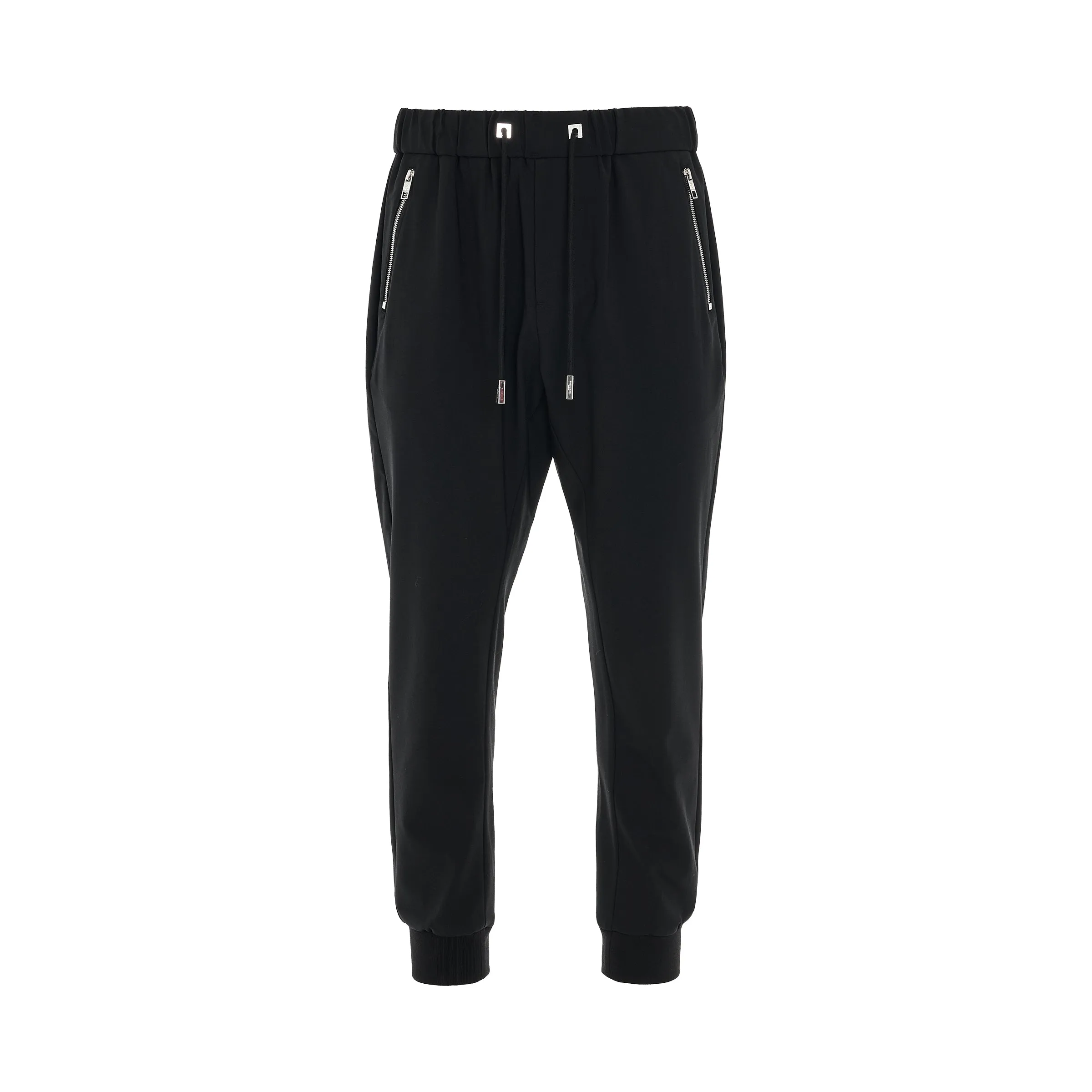Wool Jogger Trouser in Black sold by MARAIS