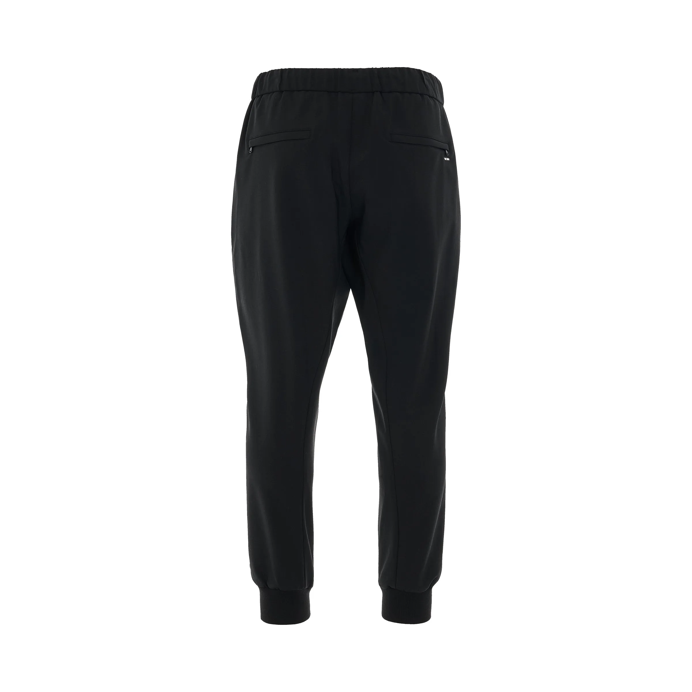 Wool Jogger Trouser in Black sold by MARAIS product image thumbnail 4