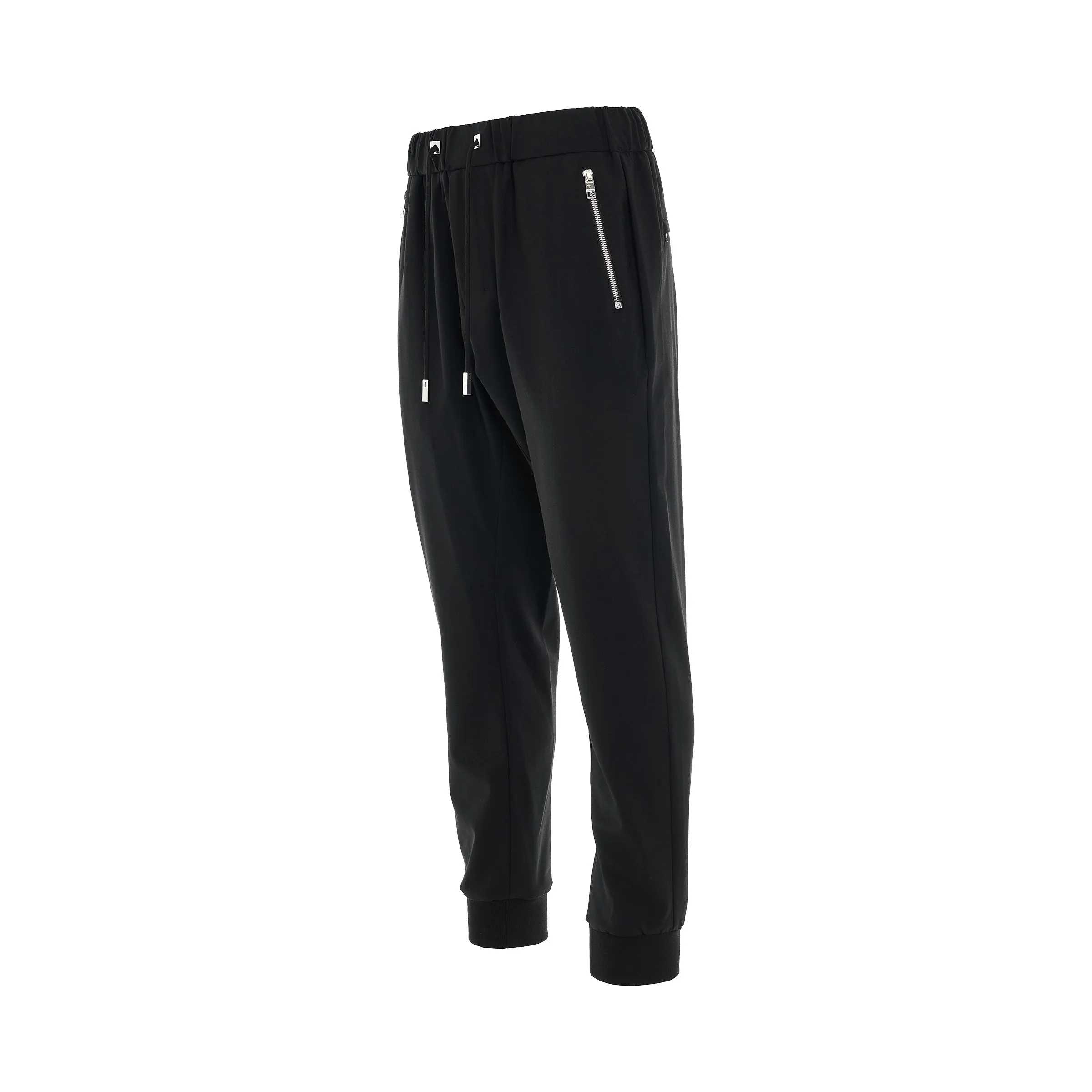 Wool Jogger Trouser in Black sold by MARAIS product image thumbnail 2