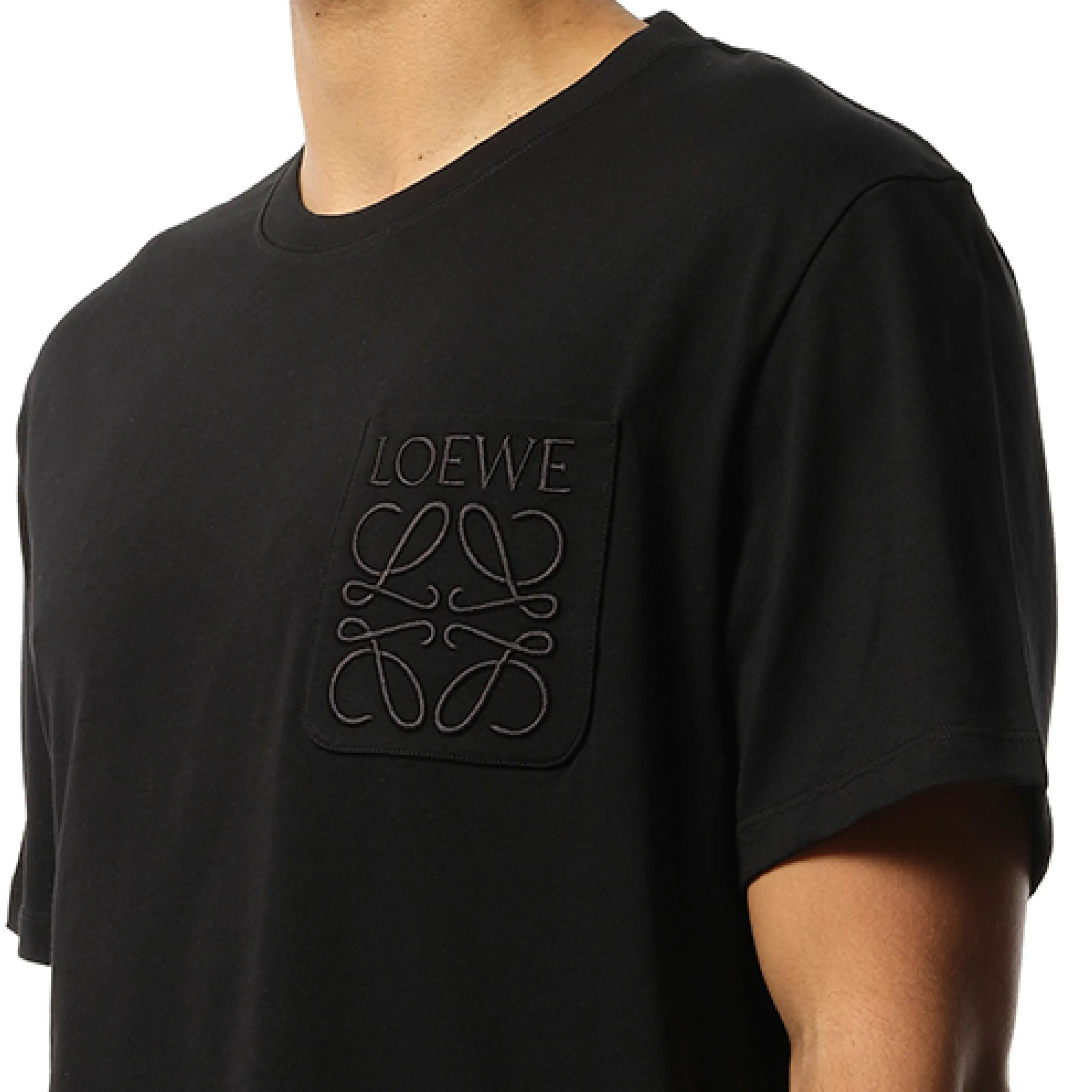 Relaxed Anagram T-Shirt in Black sold by MARAIS product image thumbnail 3