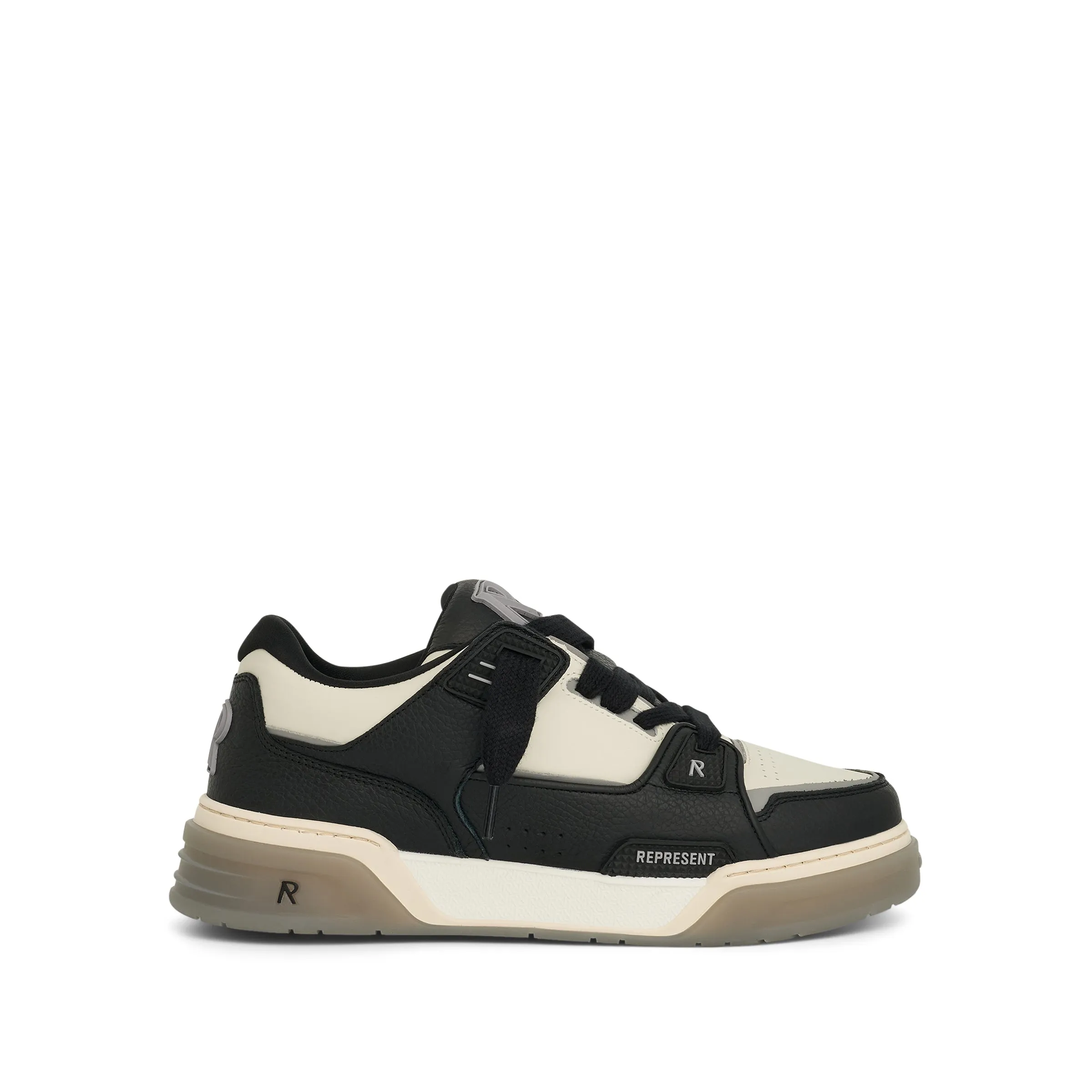 Studio Sneaker in Black/Vintage White sold by MARAIS