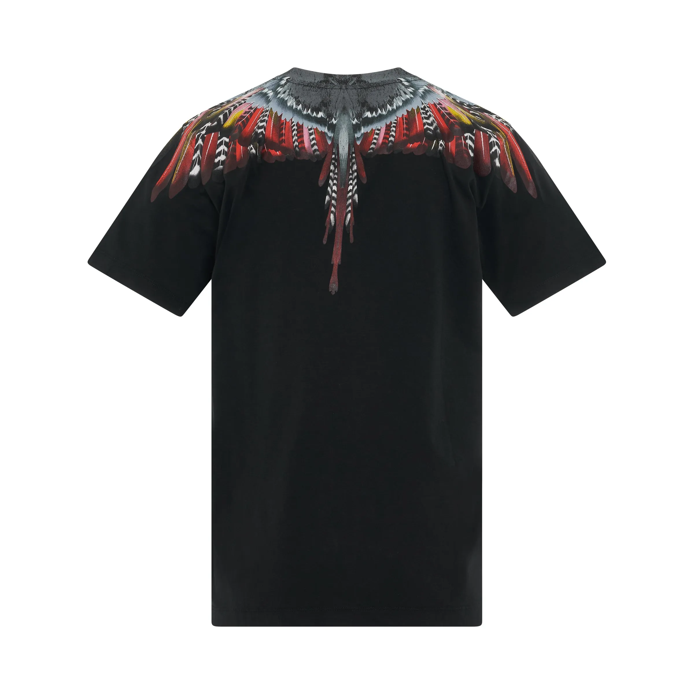 Grizzly Wings Regular Fit T-Shirt in Black/Red sold by MARAIS product image thumbnail 4