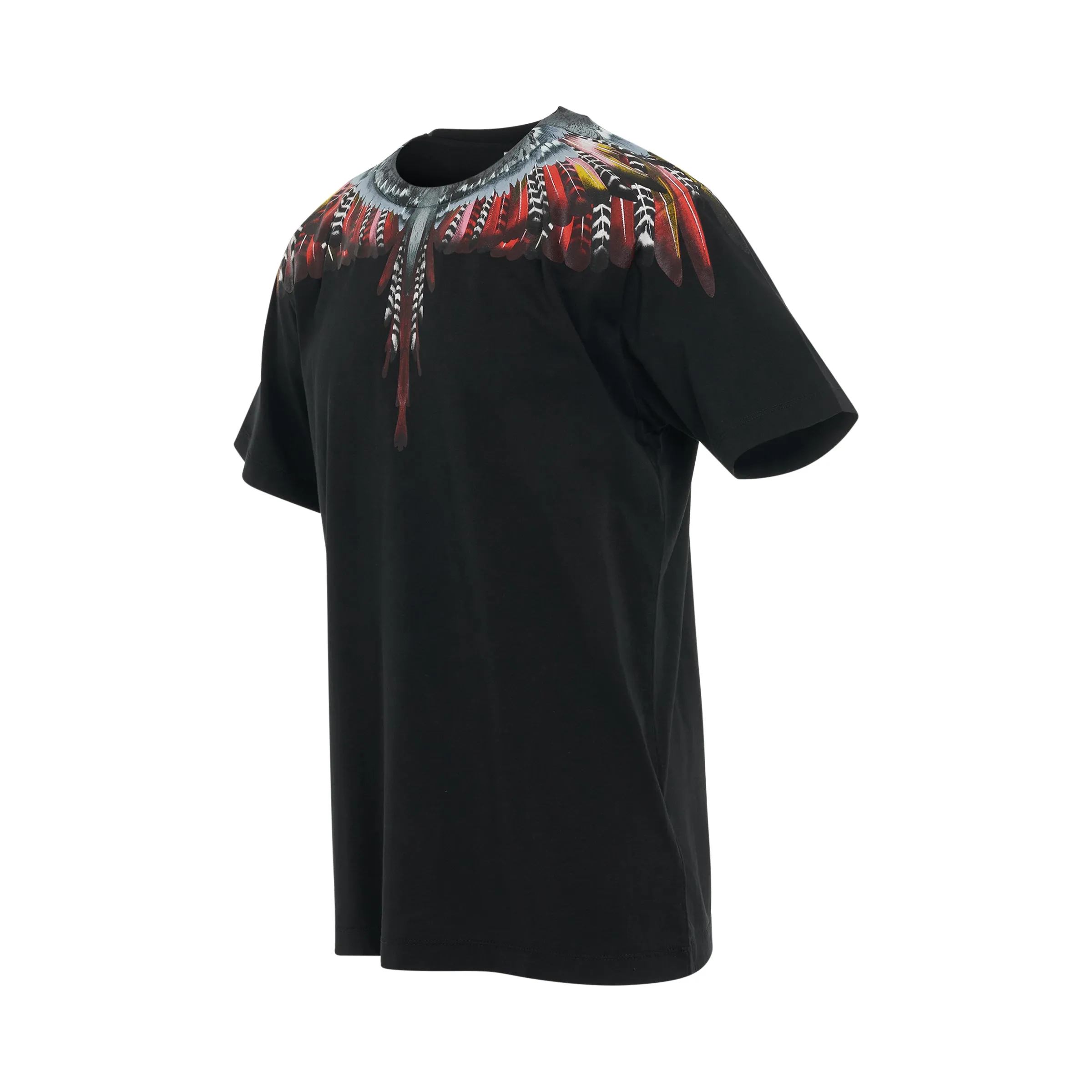 Grizzly Wings Regular Fit T-Shirt in Black/Red sold by MARAIS product image thumbnail 2