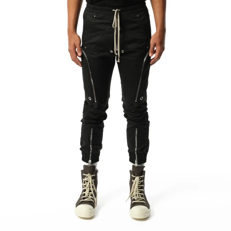 Bauhaus Zip Cargo Pants in Black sold by MARAIS