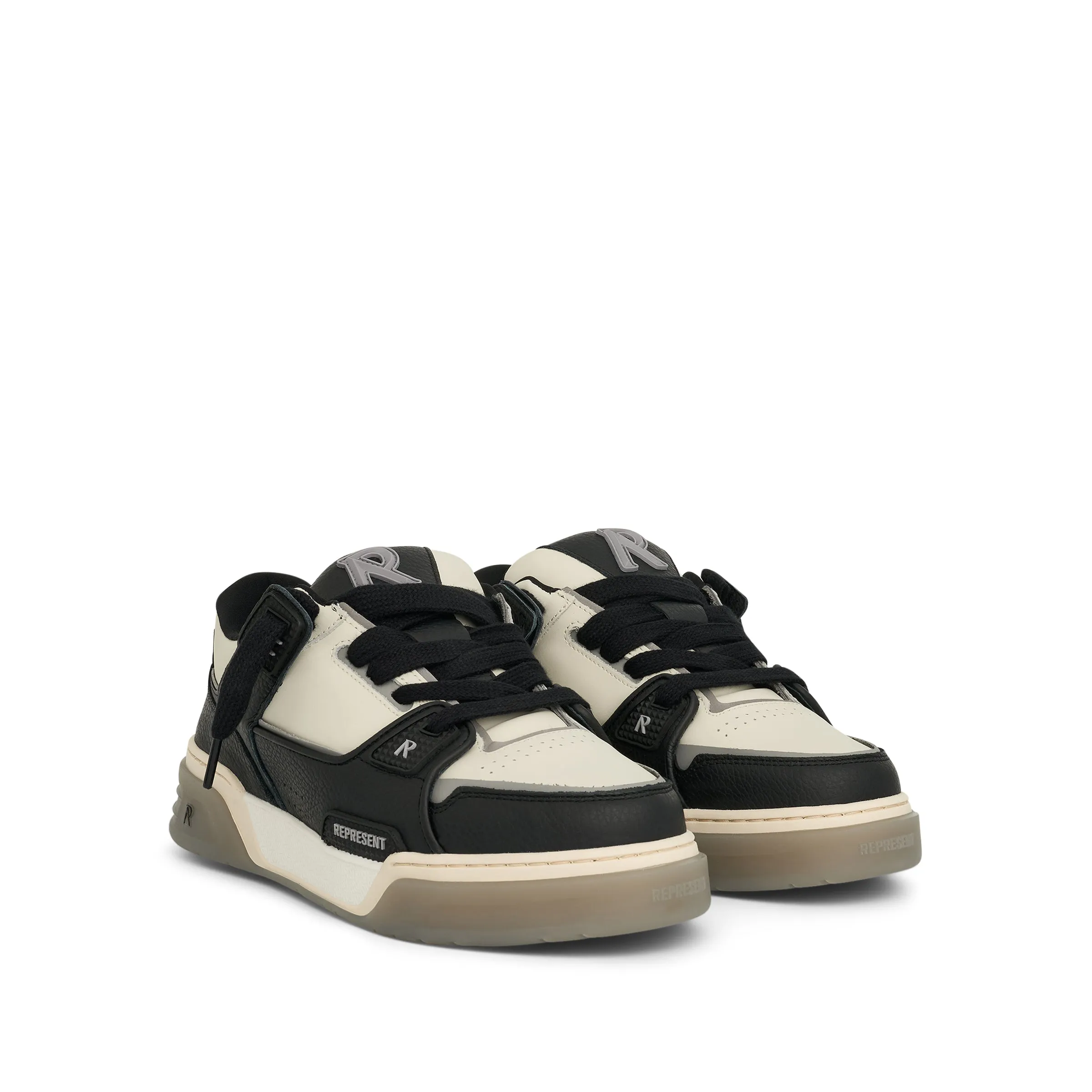 Studio Sneaker in Black/Vintage White sold by MARAIS product image thumbnail 2