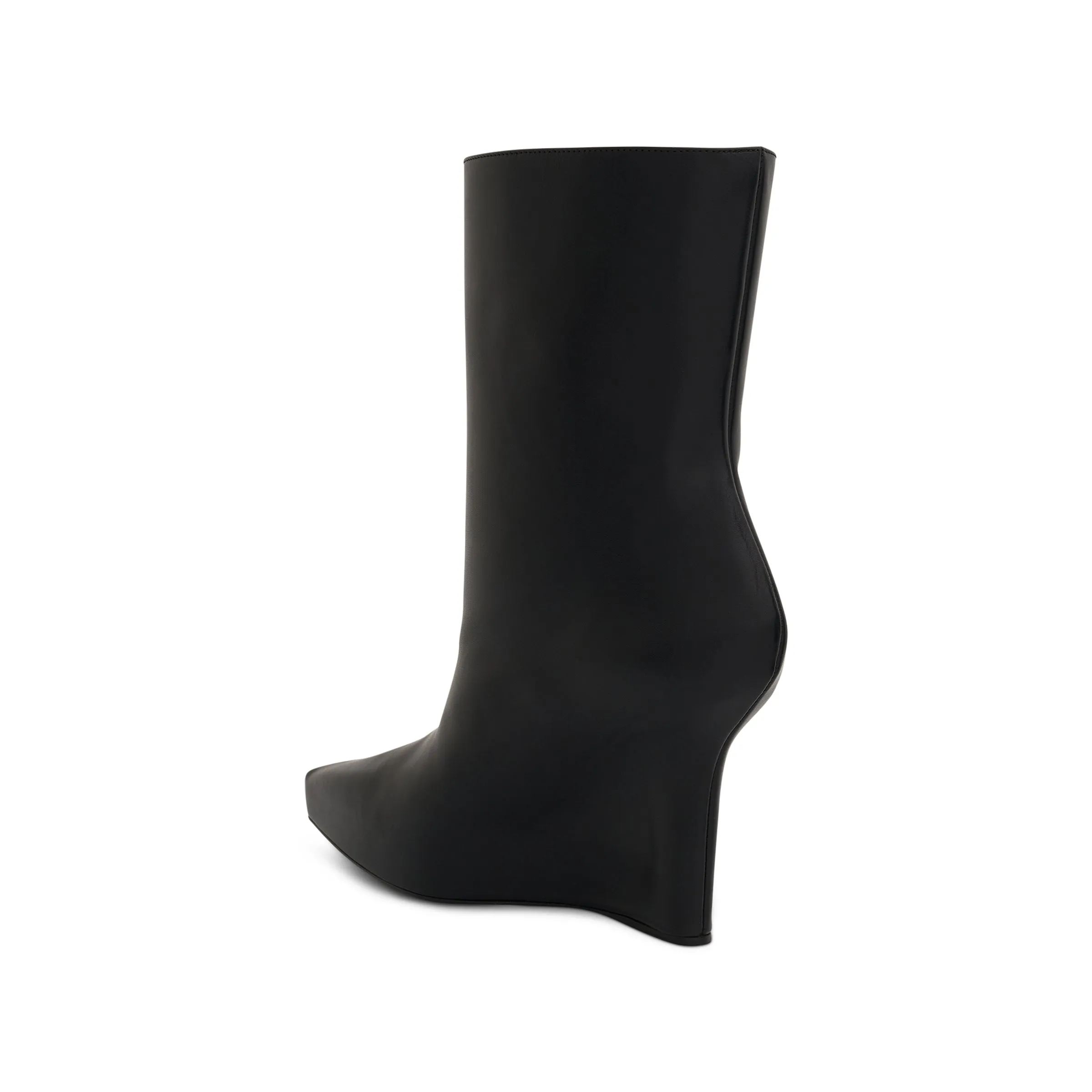 G Lock Wedge Low Box Leather Boots in Black sold by MARAIS product image thumbnail 3