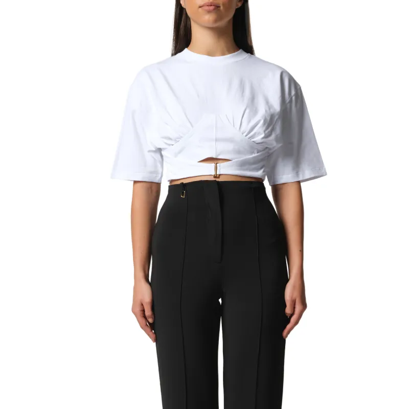 Le T-Shirt Caraco in White sold by MARAIS