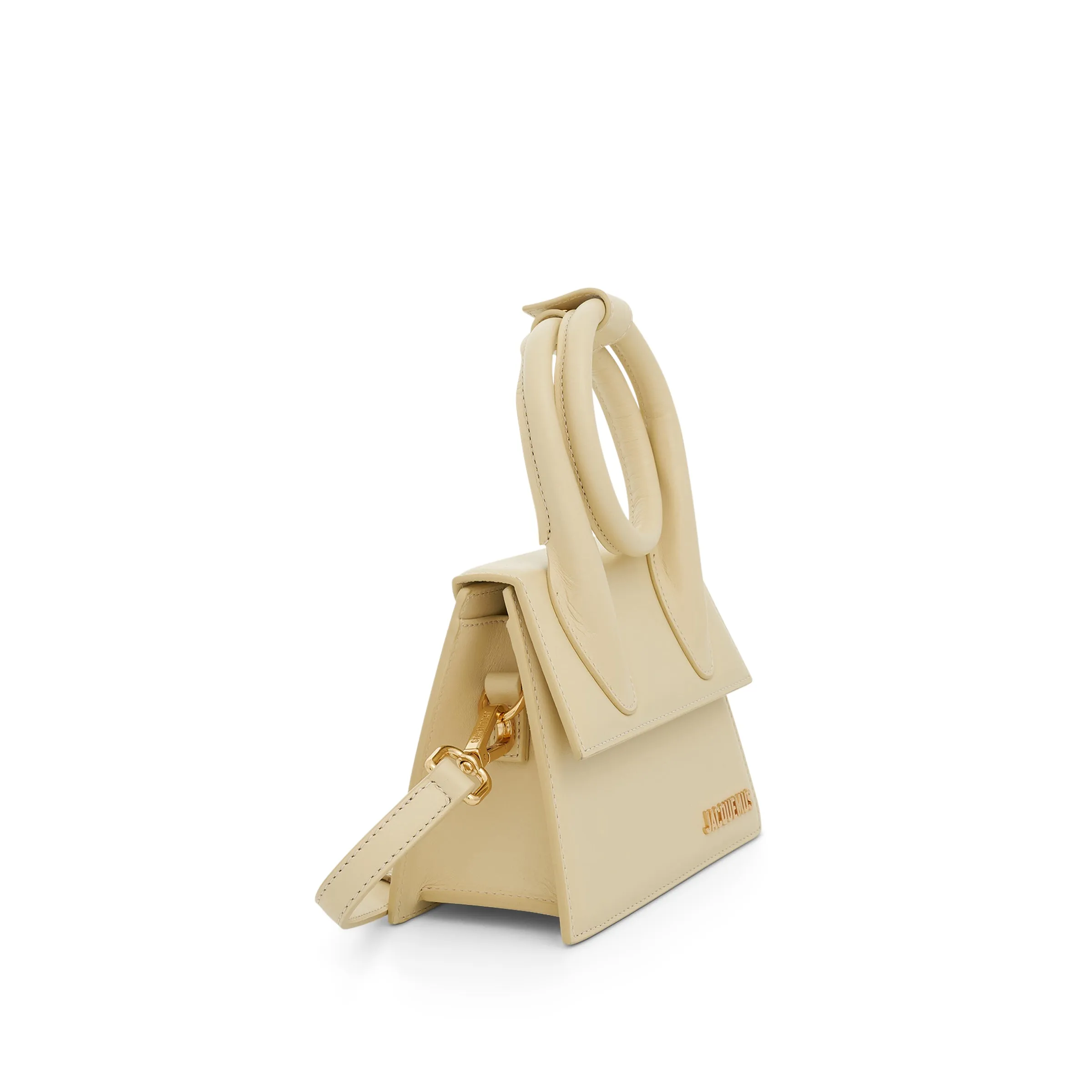 Le Chiquito Noeud Leather Bag in Ivory sold by MARAIS product image thumbnail 2