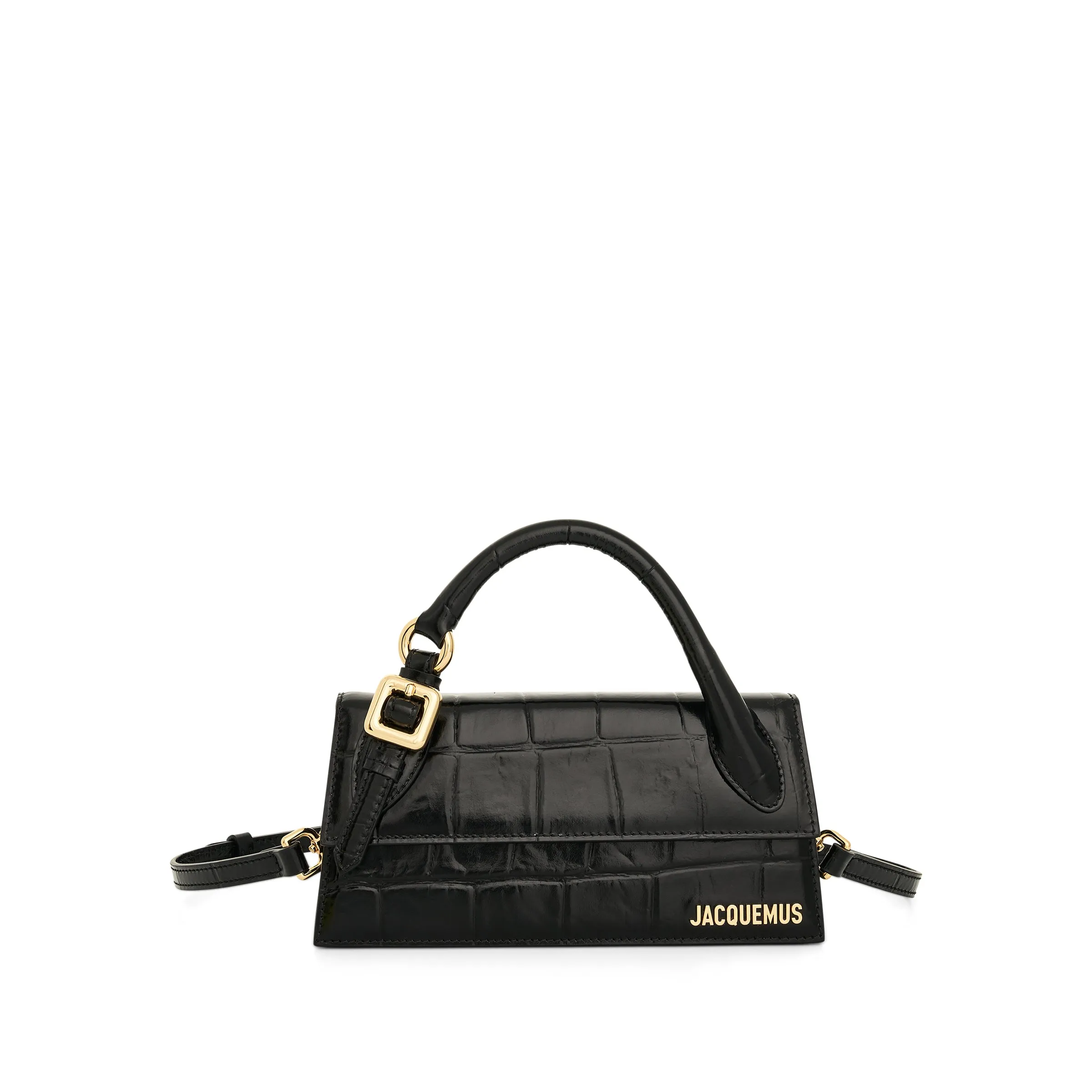 Le Chiquito Long Boucle Leather Bag in Black sold by MARAIS product image thumbnail 2