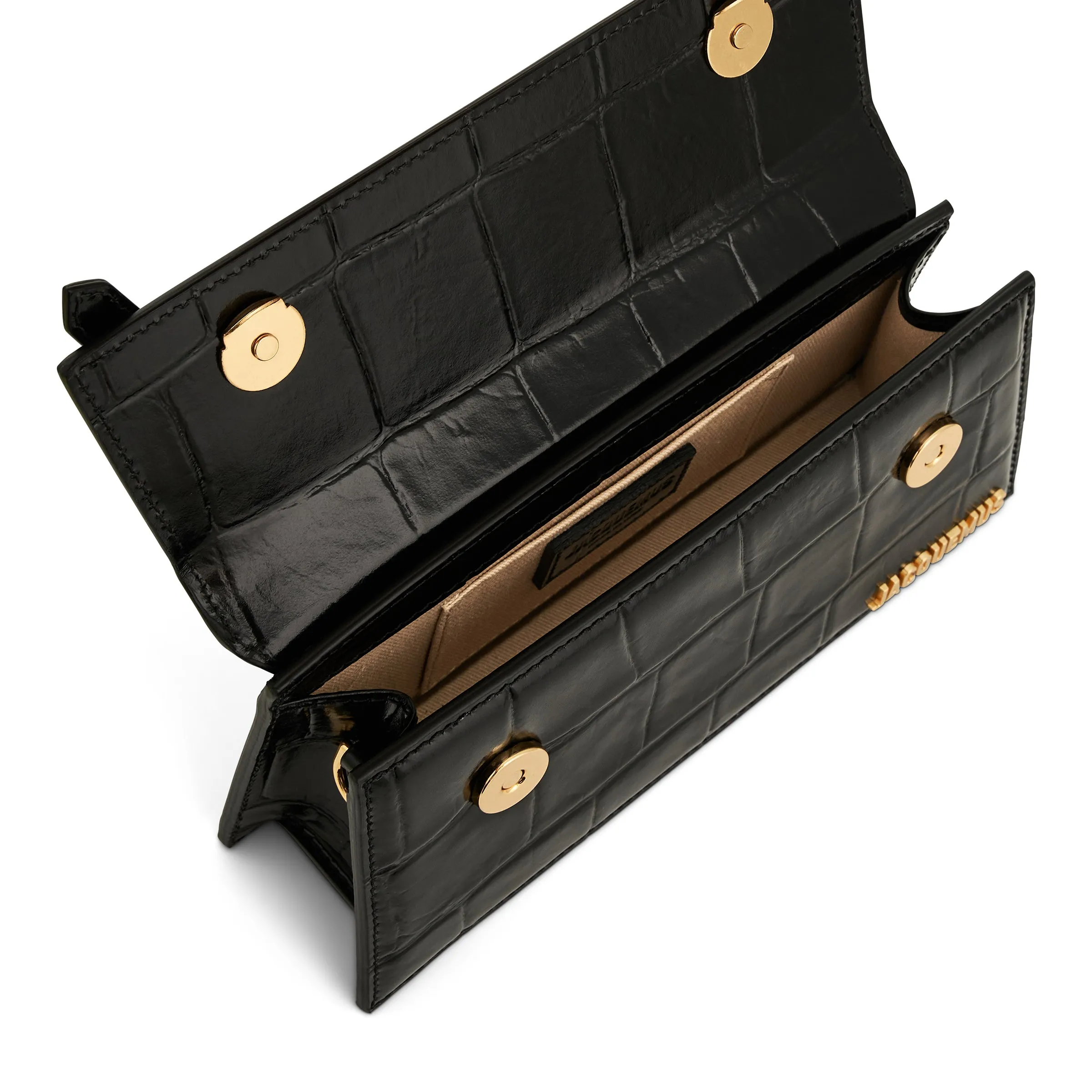 Le Chiquito Long Boucle Leather Bag in Black sold by MARAIS product image thumbnail 5