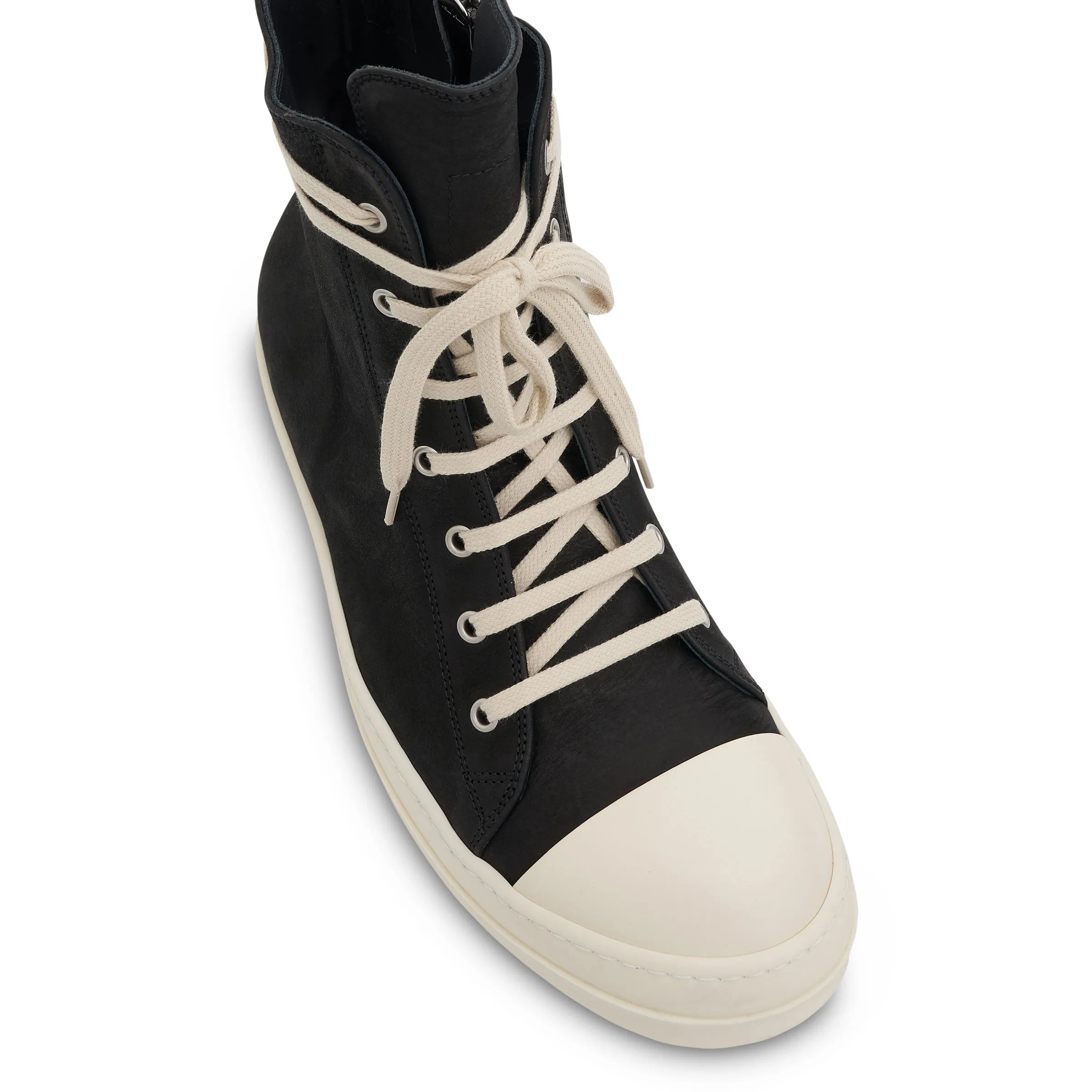 EDFU Greywolf Leather Sneakers in Black/Milk sold by MARAIS product image thumbnail 4