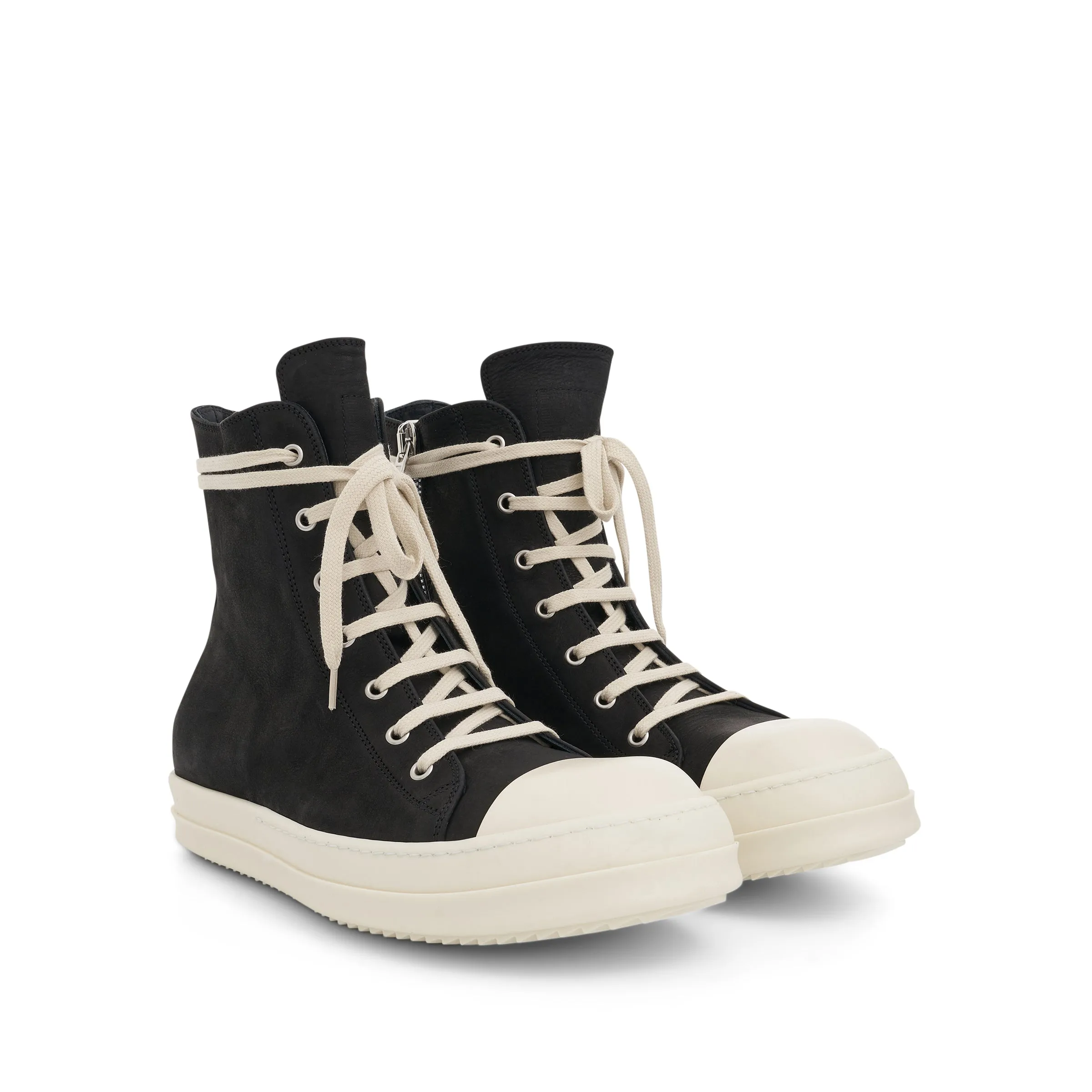 EDFU Greywolf Leather Sneakers in Black/Milk sold by MARAIS product image thumbnail 2