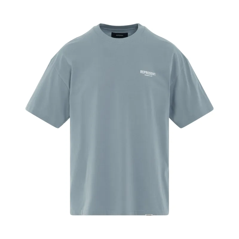 Represent Owners Club T-Shirt in Powder Blue sold by MARAIS