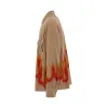 Burning Herringbone Shirt in Beige/Red sold by MARAIS