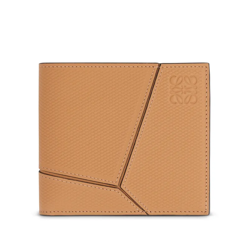 Bifold Wallet in Diamond Calfskin in Warm Desert sold by MARAIS