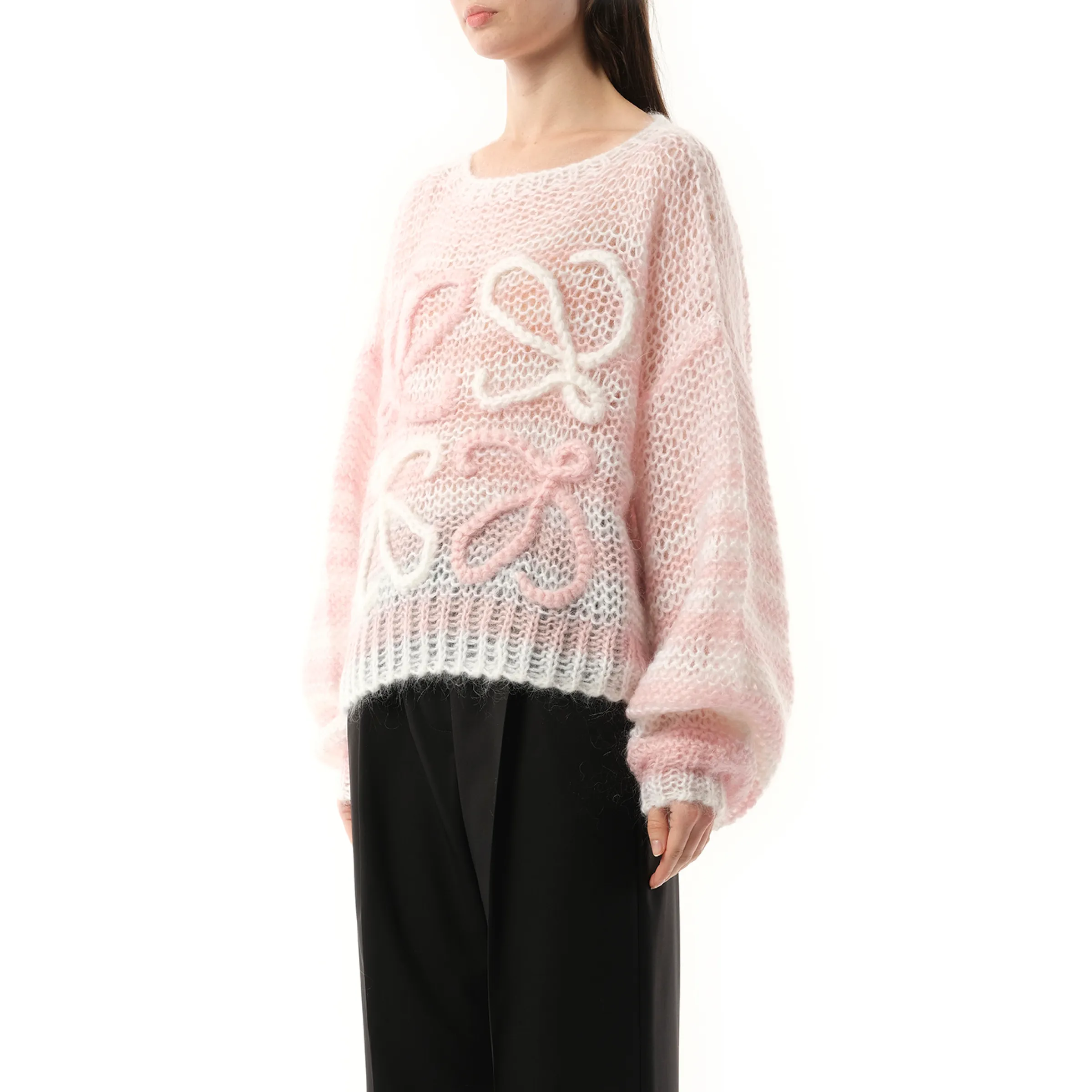 Anagram Sweater in White/Pink sold by MARAIS product image thumbnail 5