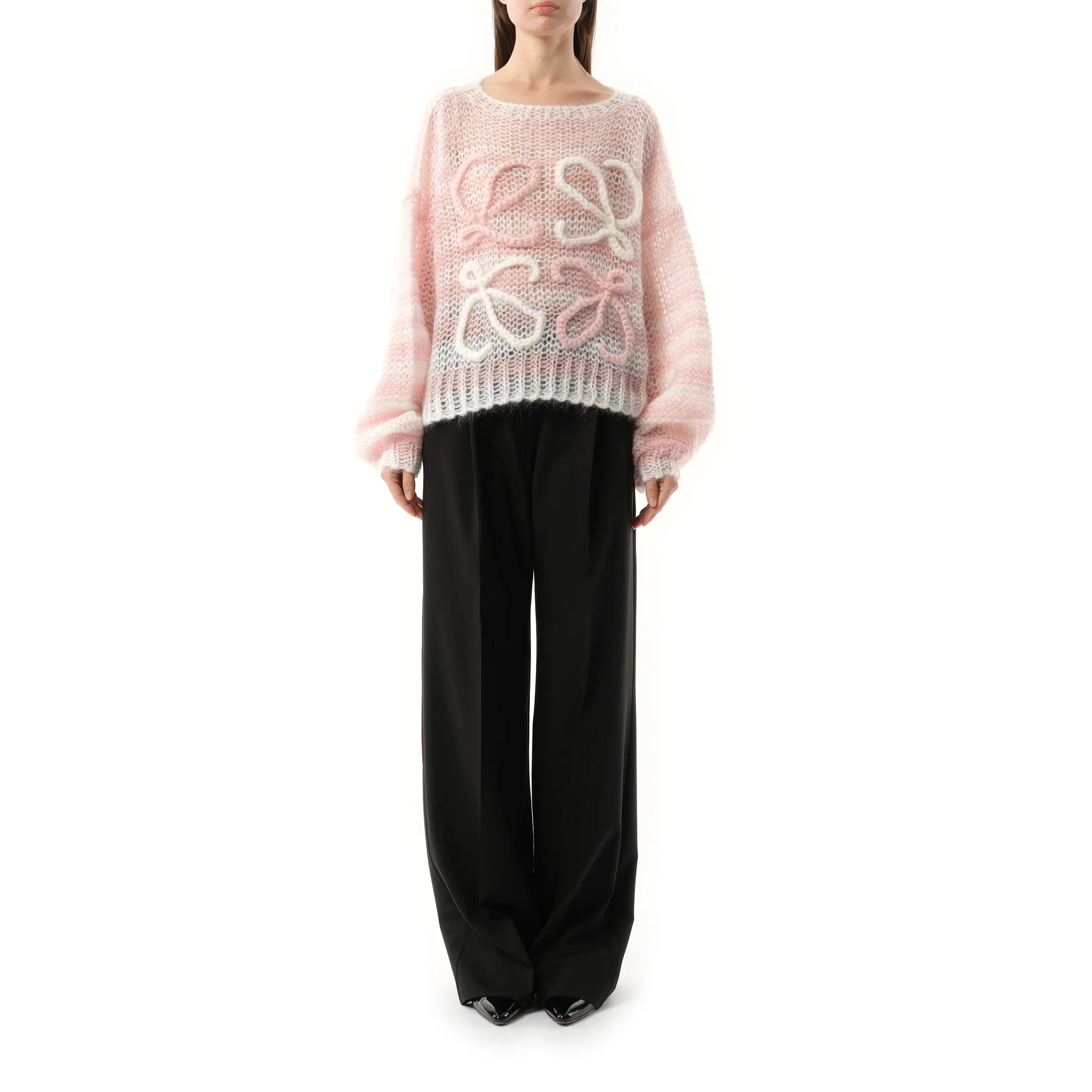 Anagram Sweater in White/Pink sold by MARAIS product image thumbnail 4