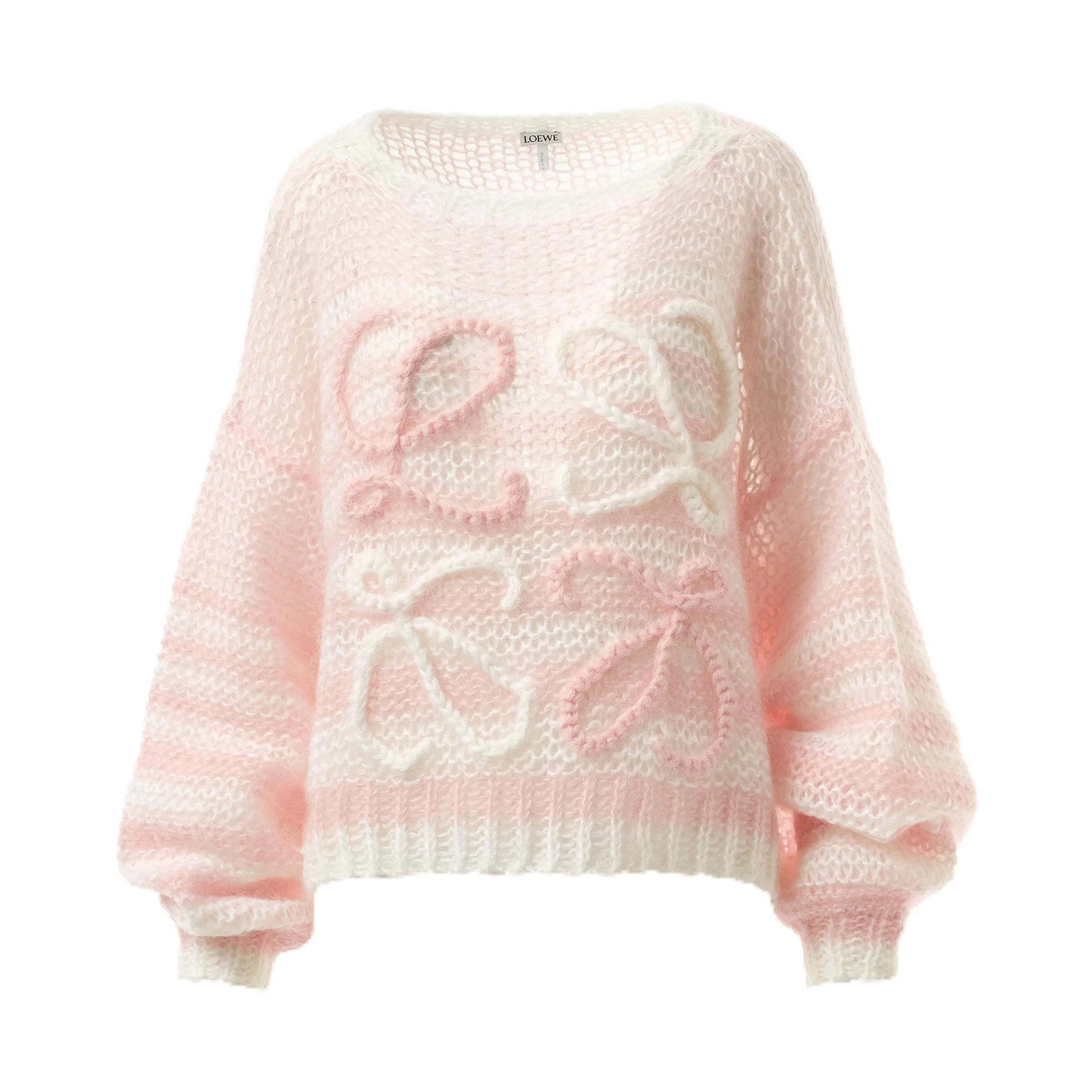 Anagram Sweater in White/Pink sold by MARAIS product image thumbnail 2