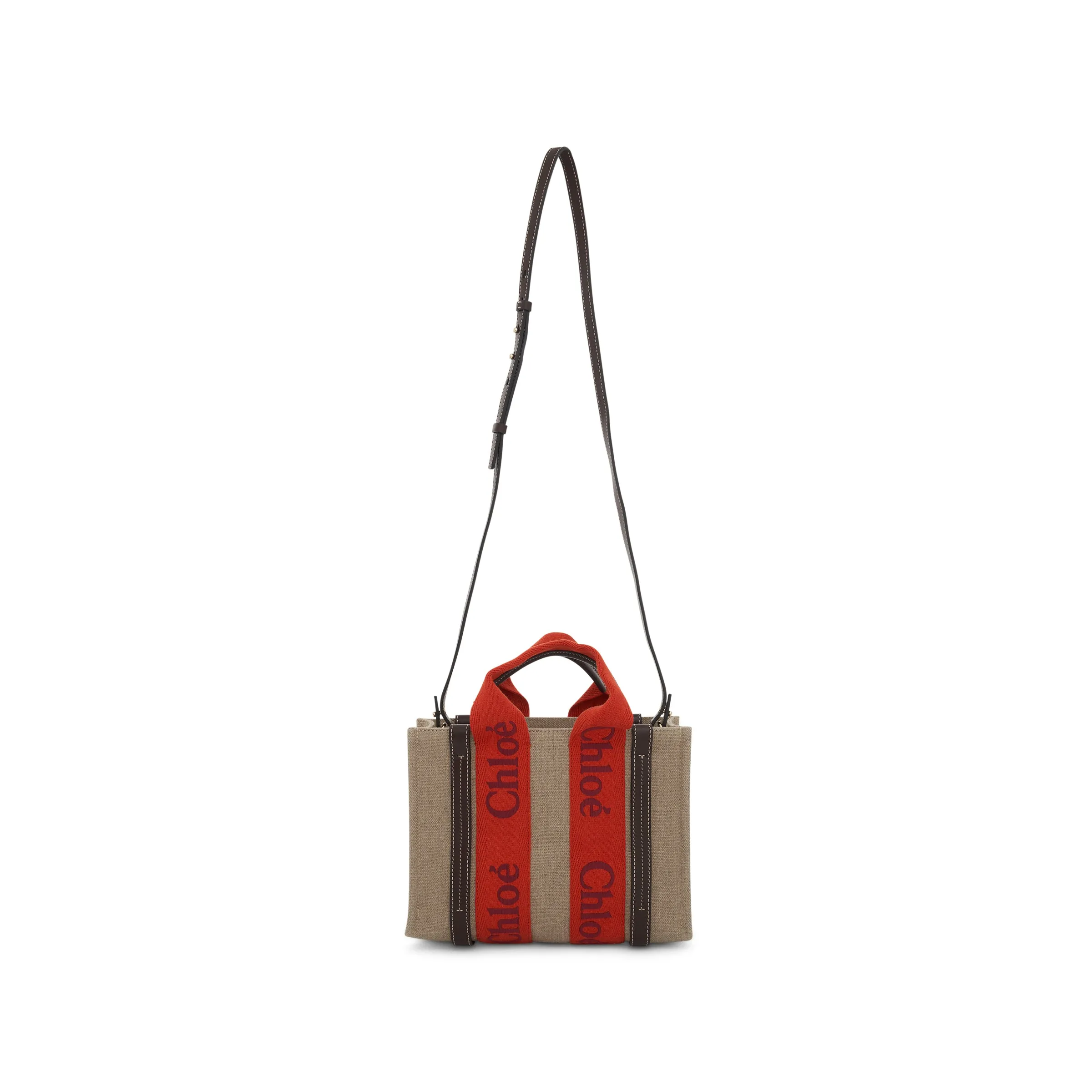 Small Woody Tote Bag in Orange sold by MARAIS product image thumbnail 5