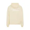 Diagonal Logo Hoodie in Ivory sold by MARAIS
