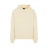 Diagonal Logo Hoodie in Ivory sold by MARAIS