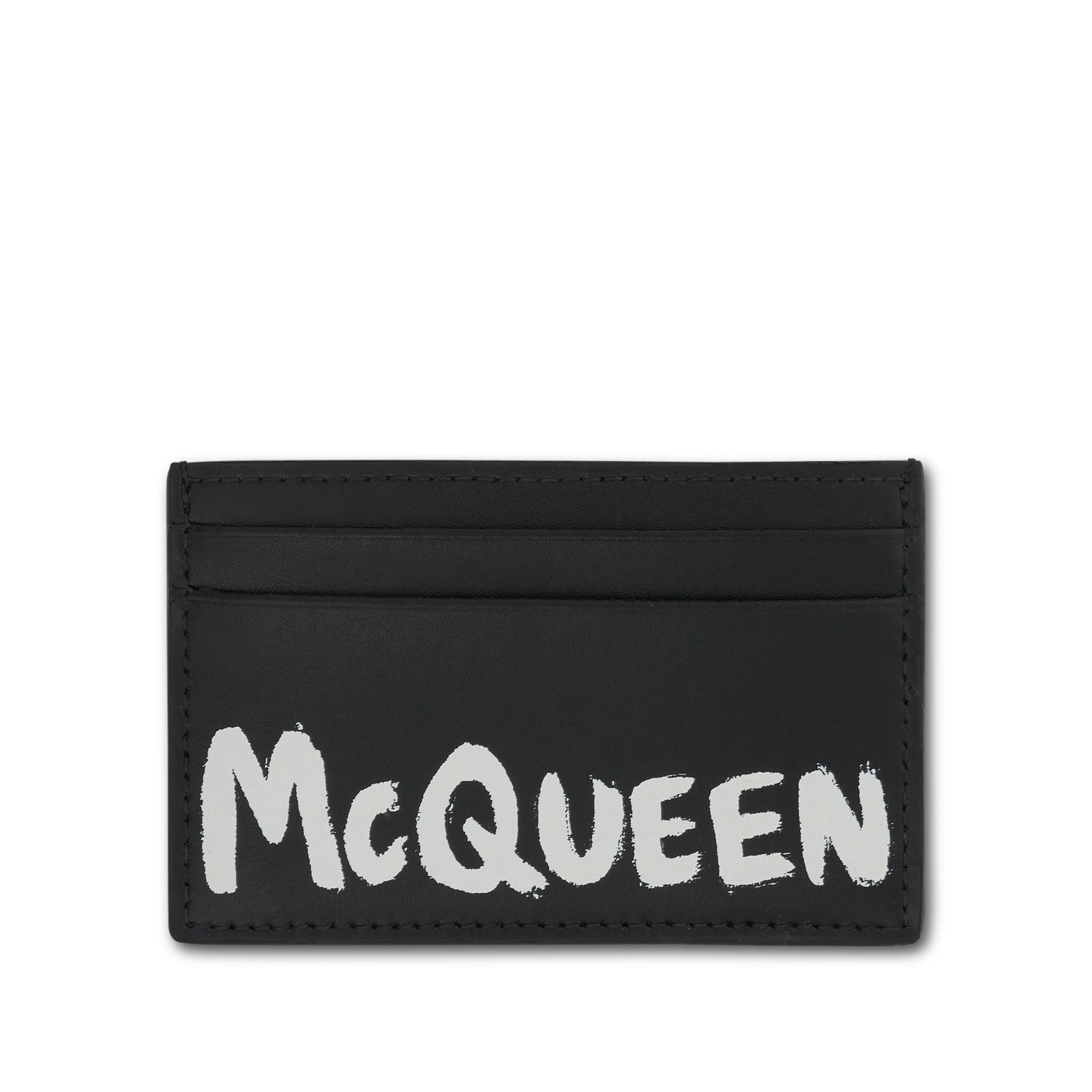Graffiti Logo Credit Card Wallet in Black sold by MARAIS