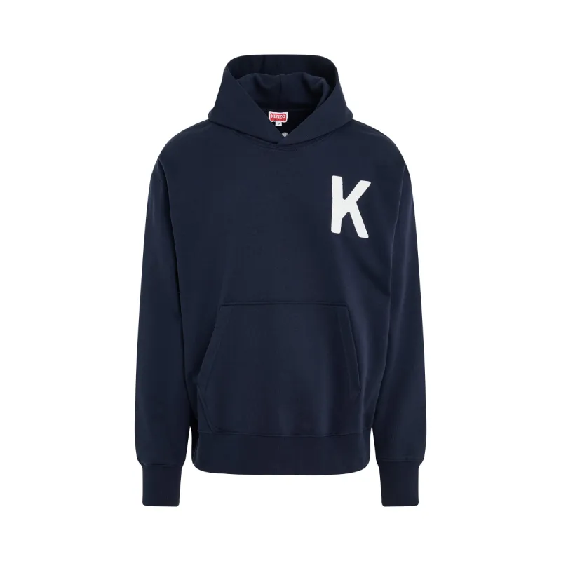 Lucky Tiger Oversized Hoodie in Midnight Blue sold by MARAIS