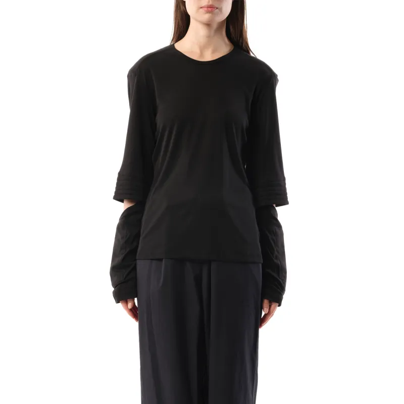 Astro Long Sleeve Top in Black sold by MARAIS