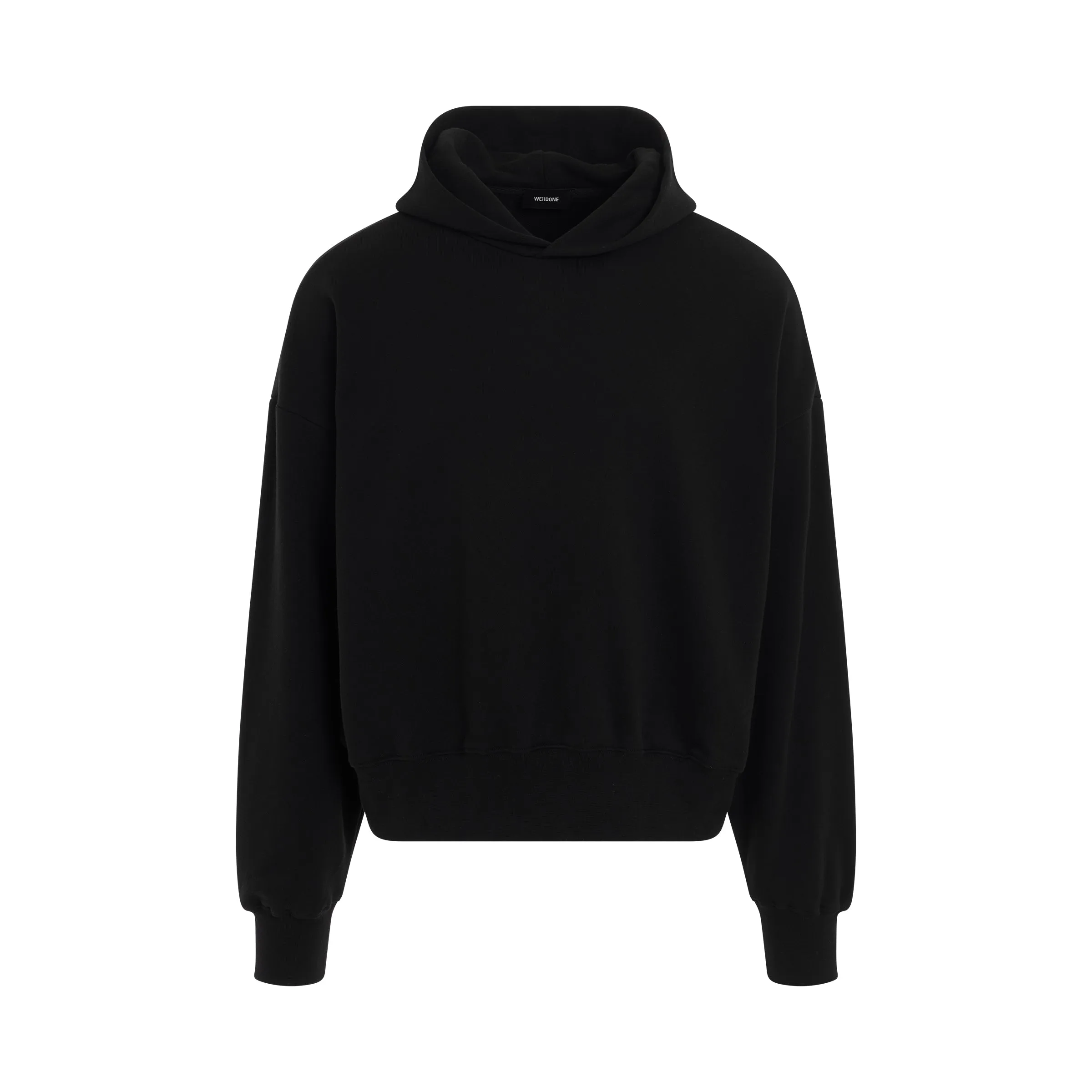 Back Embroidered Hoodie in Black sold by MARAIS