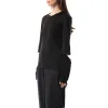 Astro Long Sleeve Top in Black sold by MARAIS