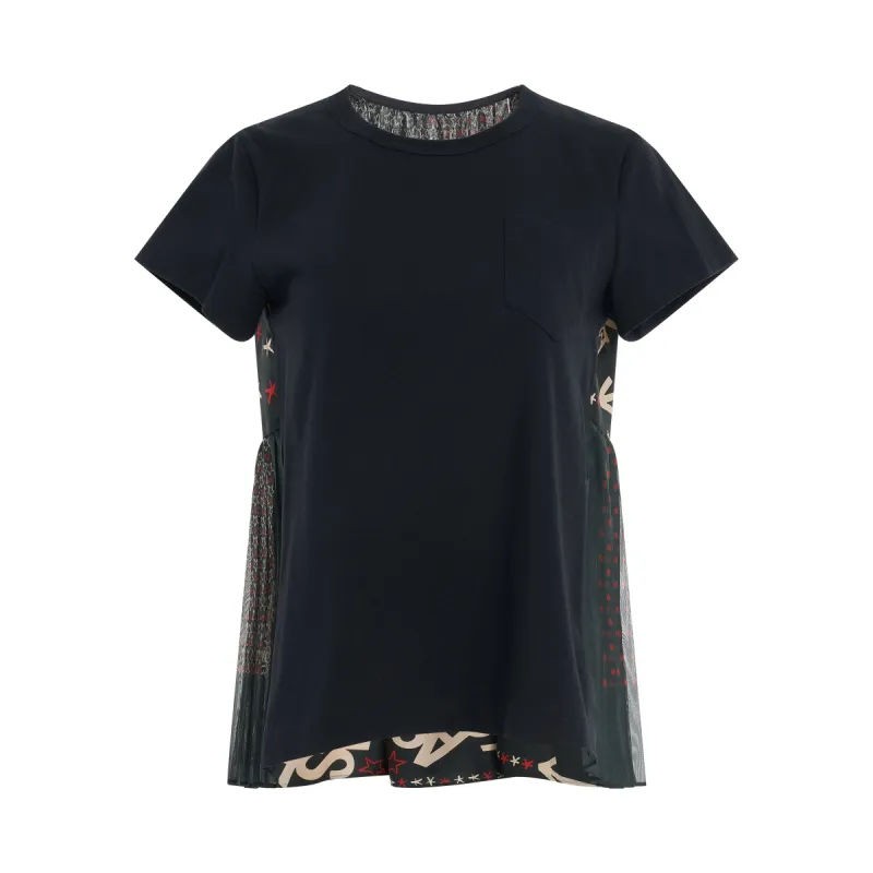 Eric Haze T-Shirt in Dark Navy/Green made by MARAIS