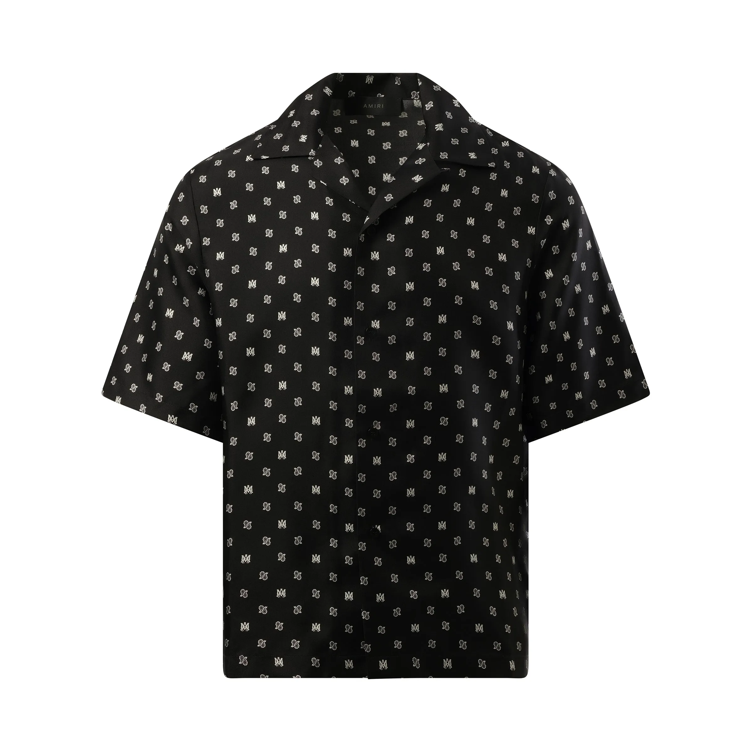 MA Paisley Bowling Shirt in Black/White sold by MARAIS product image thumbnail 2