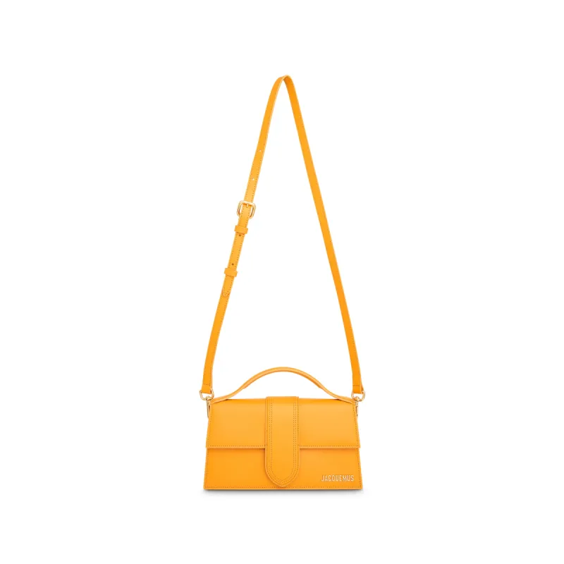 Le Gran Bambino Leather Bag in Dark Orange sold by MARAIS
